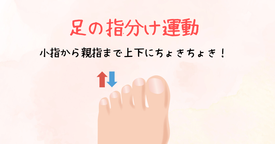 STEP1：指分け運動